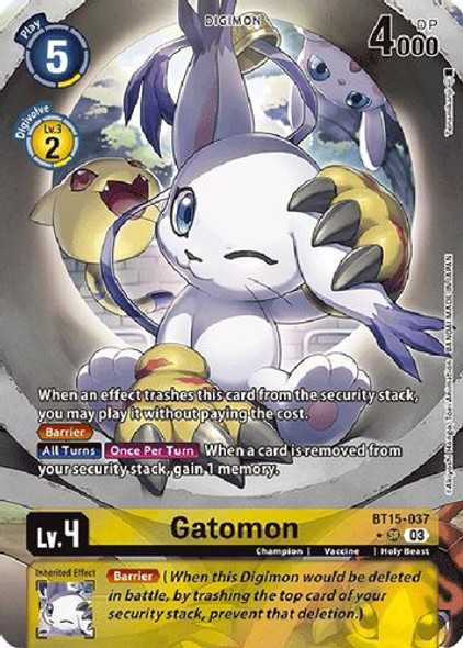 BT15-037SR Gatomon (Alternate Art) (Foil)