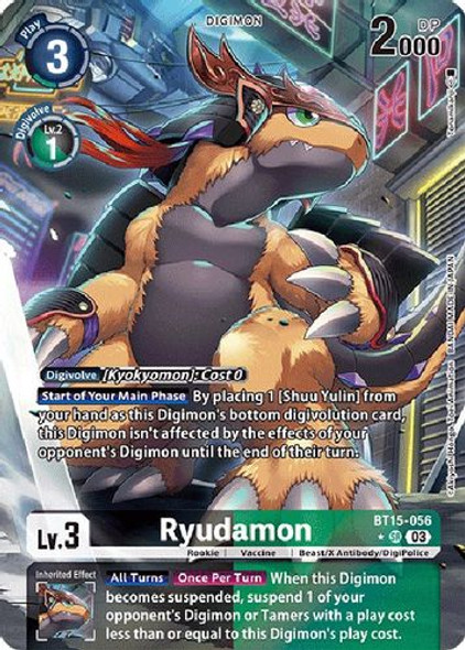 BT15-056SR Ryudamon (Alternate Art) (Foil)