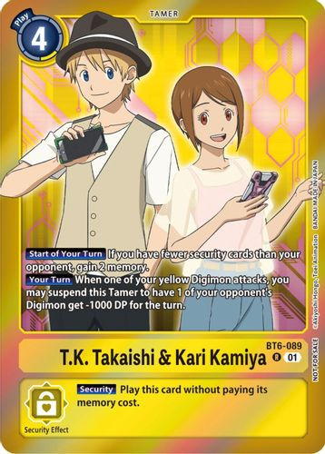 BT06-089R T.K. Takaishi & Kari Kamiya (Event Pack 5) (Foil)