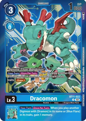 BT11-022U Dracomon (Event Pack 5) (Foil)