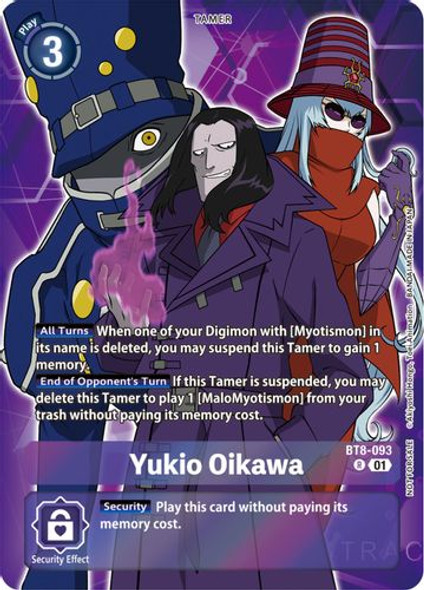 BT08-093R Yukio Oikawa (Tamer Party Pack -The Beginning-) (Foil)