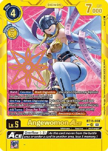 BT15-038SR Angewomon Ace (BT15 SP) (Foil)