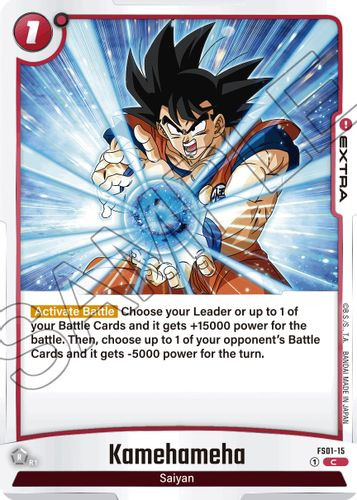 FS01-015](C) Kamehameha {Dragon Ball Sparking! ZERO } {Foil