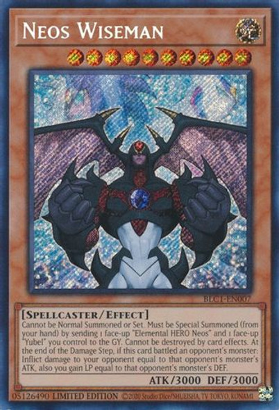 BLC1-EN007 Neos Wiseman (Secret Rare) <Ltd>