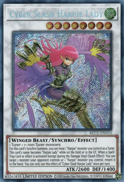 BLC1-EN010 Cyber Slash Harpie Lady (Secret Rare) <Ltd>