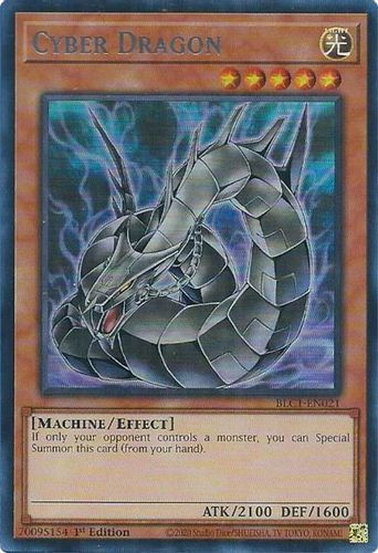 BLC1-EN021 Cyber Dragon (Silver) (Silver Ultra Rare) <1st>