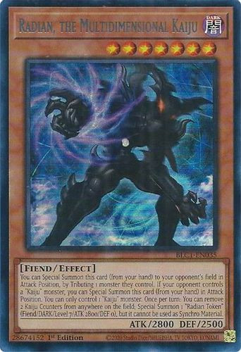 BLC1-EN035 Radian, the Multidimensional Kaiju (Silver Ultra Rare) <1st>