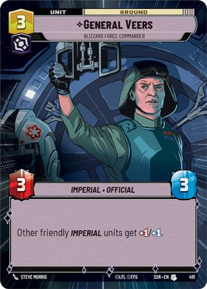 01-SOR-EN-491U General Veers - Blizzard Force Commander (Hyperspace)