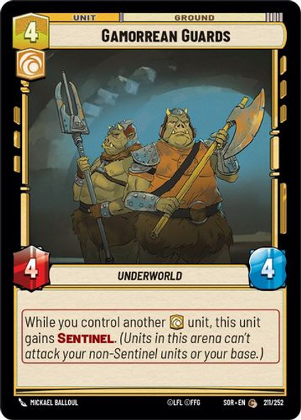 01-SOR-EN-211C Gamorrean Guards (Foil)