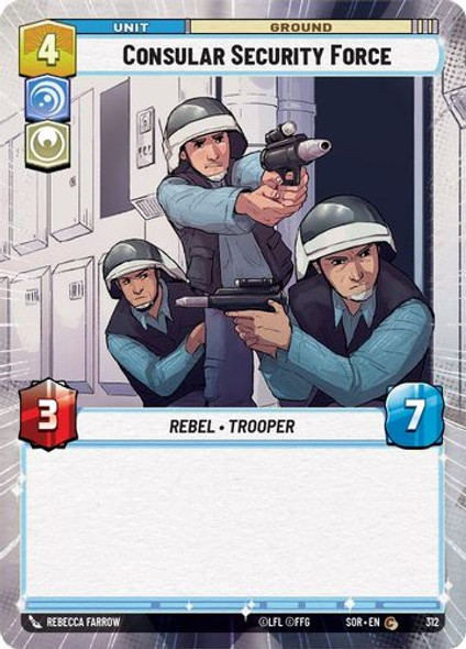 01-SOR-EN-312C Consular Security Force (Hyperspace) (Foil)