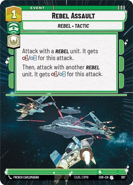 01-SOR-EN-367U Rebel Assault (Hyperspace) (Foil)