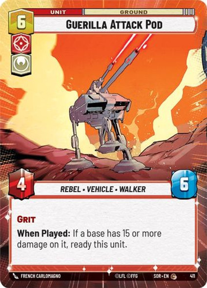 01-SOR-EN-411C Guerilla Attack Pod (Hyperspace) (Foil)