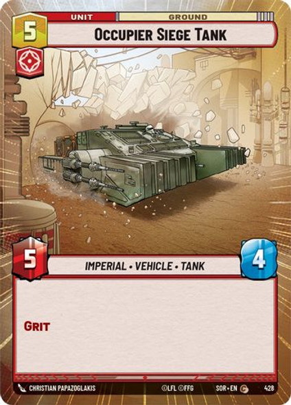 01-SOR-EN-428C Occupier Siege Tank (Hyperspace) (Foil)