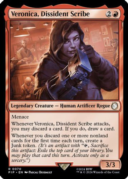 PIP-0070R Veronica, Dissident Scribe