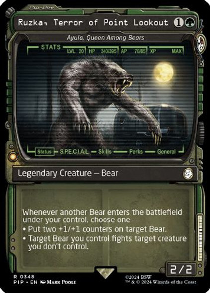 PIP-0348R Ruzka, Terror of Point Lookout - Ayula, Queen Among Bears (Showcase) (Foil)
