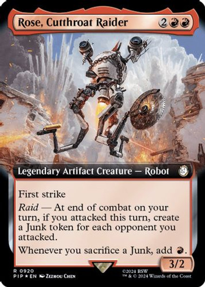 PIP-0920R Rose, Cutthroat Raider (Extended Art) (Alternate Foil)