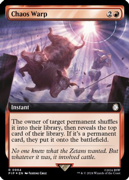 PIP-0994R Chaos Warp (Extended Art) (Alternate Foil)