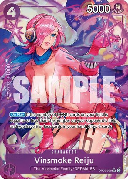 OP06-069SR Vinsmoke Reiju (Alternate Art) (Foil)