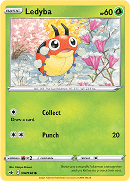 [SWSH06][CRE-004/198C] Ledyba