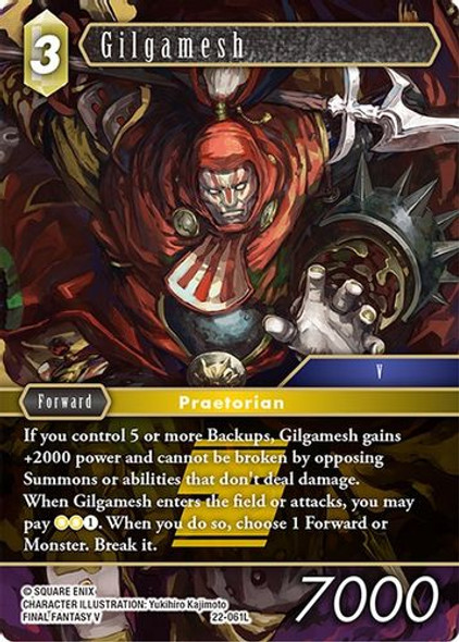 FF22-061L Gilgamesh (Foil)