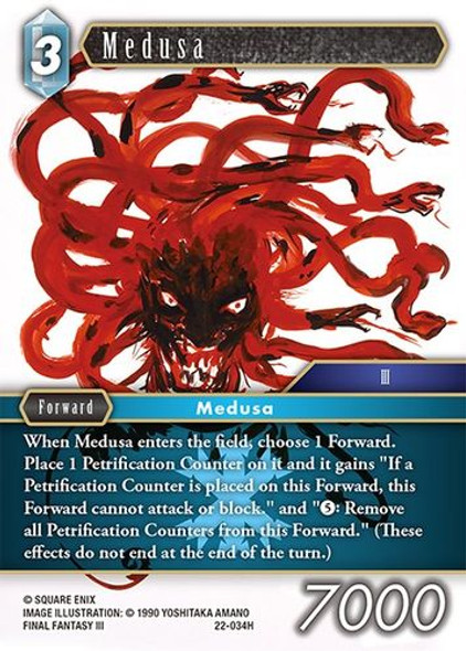FF22-034H Medusa (Foil)
