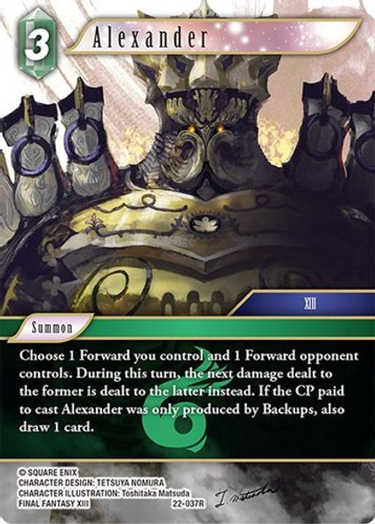 FF22-037R Alexander (Foil)