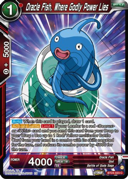 BT24-023C Oracle Fish, Where Godly Power Lies