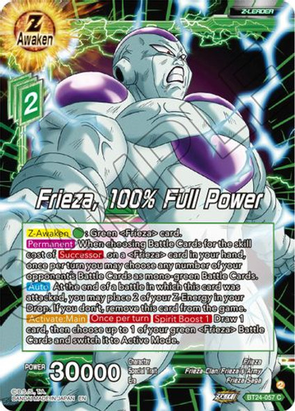 BT24-057C Frieza, 100% Full Power