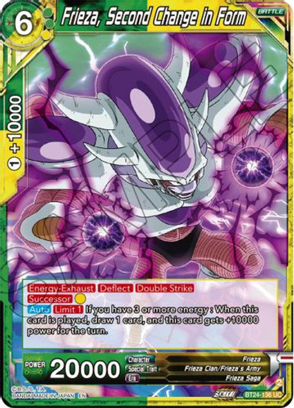 BT24-136UC Frieza, Second Change in Form