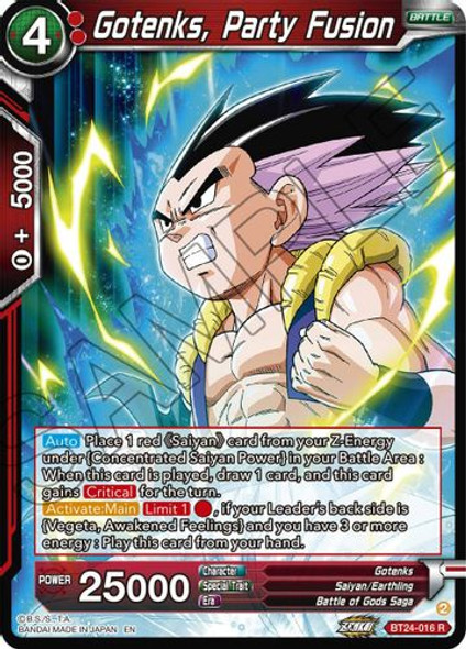 BT24-016R Gotenks, Party Fusion (Foil)