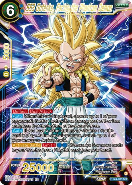 BT24-038SR SS3 Gotenks, Facing the Phantom Demon (Foil)