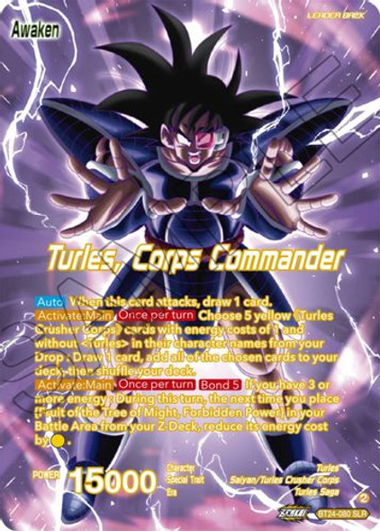 BT24-080SLR Turles // Turles, Corps Commander (Foil)