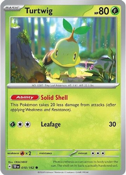 [SV05][TEF-010/162](C) Turtwig (Reverse Holo)