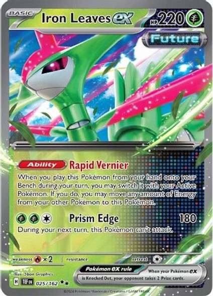 SV05-TEF-025/162RR Iron Leaves ex (Holo)