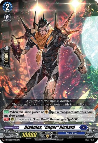 D-SD02/002EN TD Diabolos, "Anger" Richard