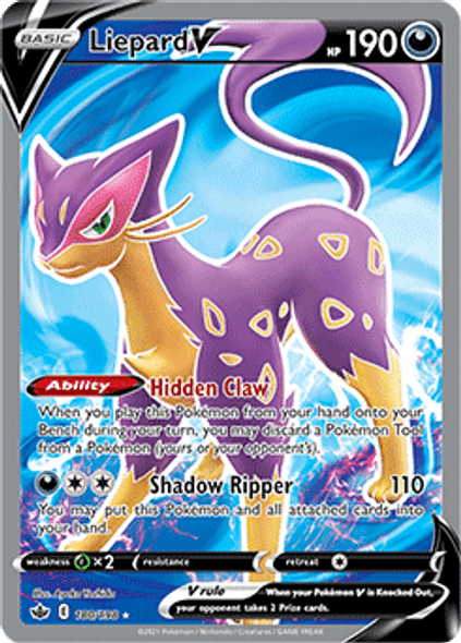 [SWSH06][CRE-180/198UR] Liepard V (Full Art) (Holo)