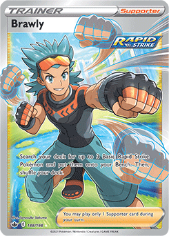 [SWSH06][CRE-188/198UR] Brawly (Full Art) (Holo)