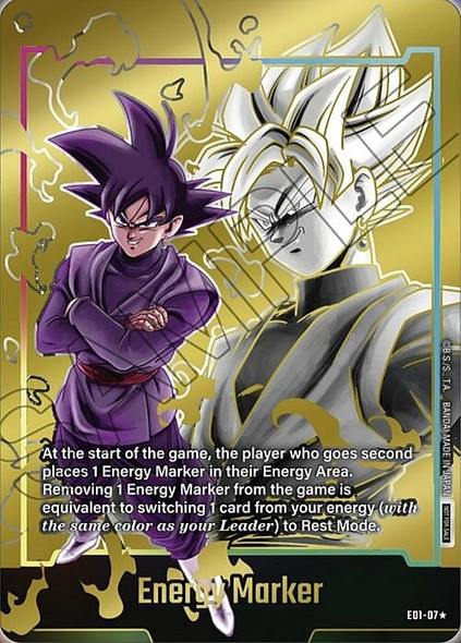 E01-07 Goku Black (Gold Energy Marker)