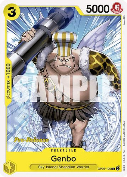 OP06-105C Genbo (Prerelease Stamp)