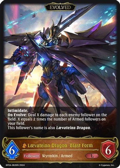 BP04-062EN L Laevateinn Dragon, Blast Form (Evolved)