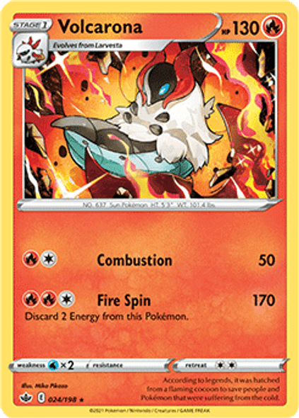 SWSH06-024/198R Volcarona (Reverse Holo)