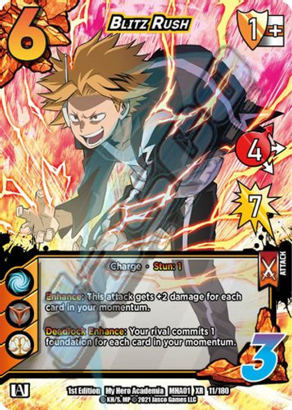 MHA01-Unl-011/180XR Blitz Rush (XR Foil)