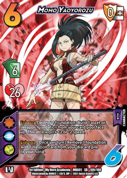 MHA01-Unl-109/180XR Momo Yaoyorozu (XR Foil)