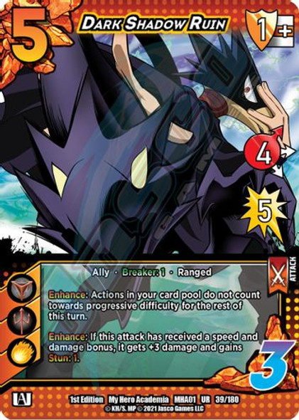 MHA01-Unl-039/180UR Dark Shadow Ruin (Foil)