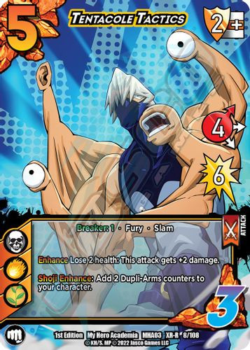 MHA03-1st-008/108XR Tentacole Tactics (XR Foil)