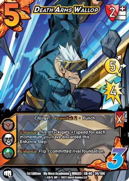 MHA03-1st-039/108XR Death Arms Wallop (XR Foil)