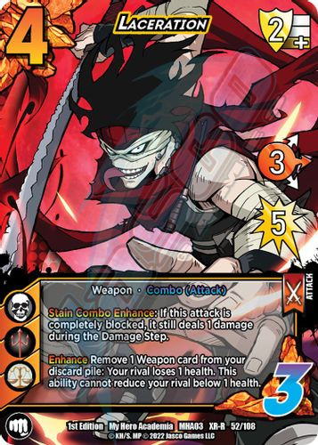 MHA03-1st-052/108XR Laceration (XR Foil)