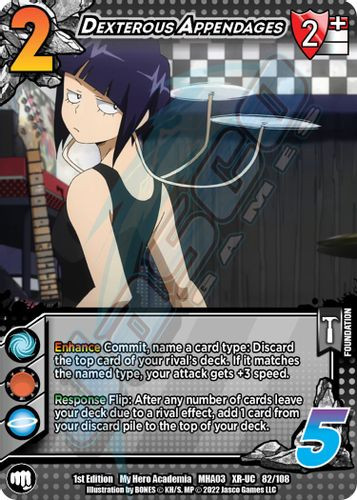 MHA03-Unl-082/108XR Dexterous Appendages (XR Foil)