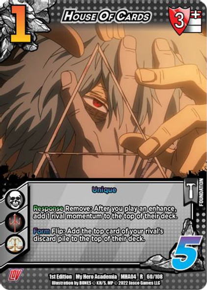 MHA04-1st-060/108R House Of Cards (Foil)