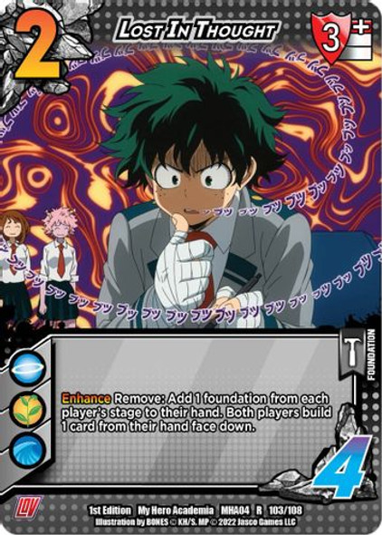 MHA04-1st-103/108R Lost in Thought (Foil)